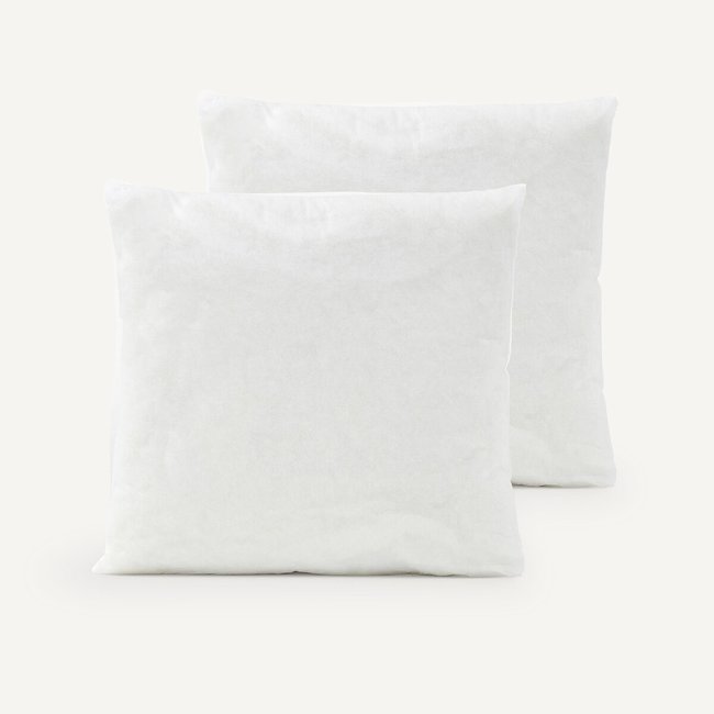 Lot de 2 coussins de garnissage synthétique, In blanc <span itemprop=