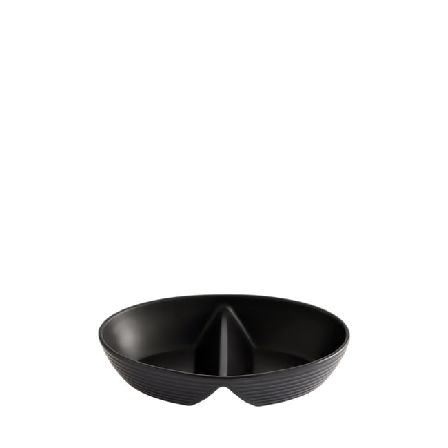 Plat en deux parties bronx Couleur noir <span itemprop=