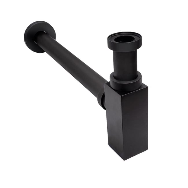 Siphon carré découpable SIBILLE noir <span itemprop=