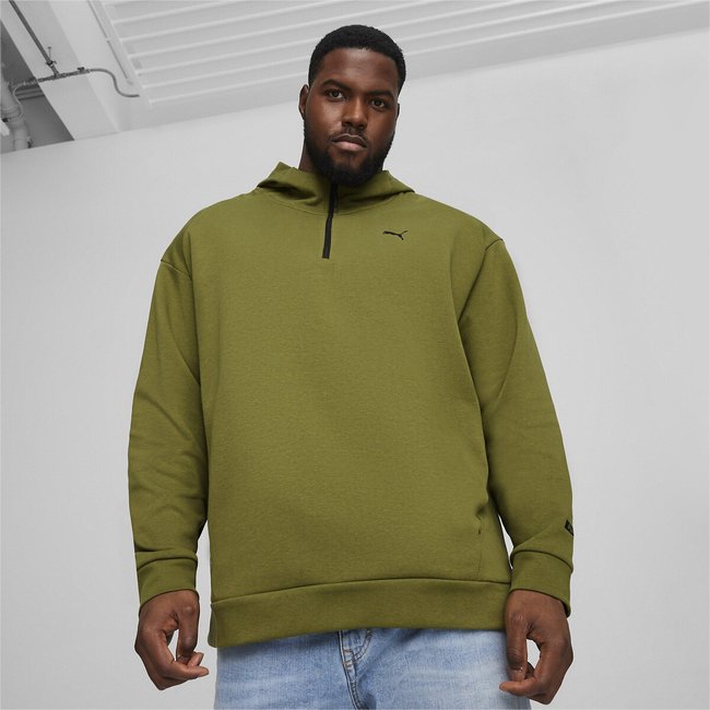 Sudadera con media cremallera RAD/CAL verde aceituna <span itemprop=