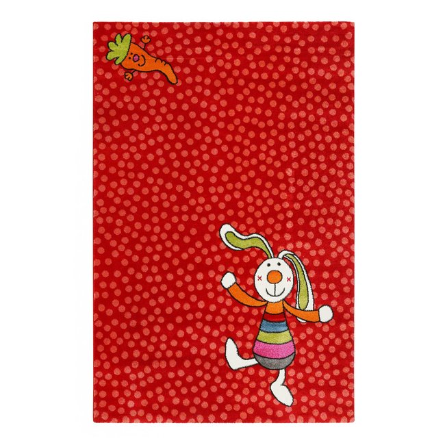 Tapis enfant motif lapin , RAINBOW RABBIT - SIGIKID