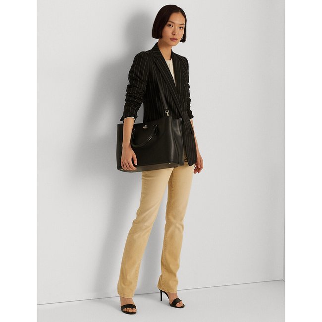 Sac à main en cuir  noir <span itemprop=