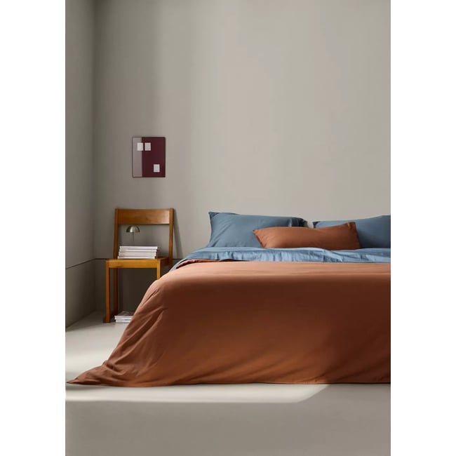 Housse de couette 100 % coton satin délavé Lit 90 cm - MANGO HOME