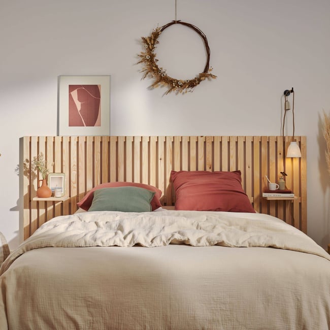 Tête de lit pin massif - escale Couleur bois clair Camif | La Redoute