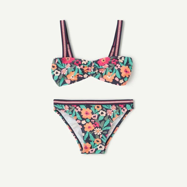 Bañador de 2 piezas con estampado floral estampado floral <span itemprop=