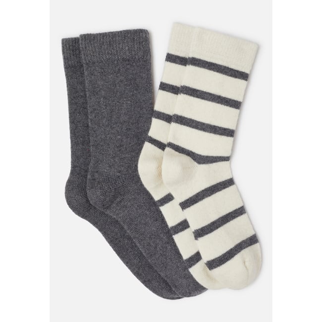 Paires de chaussettes thermolactyl avec laine et cachemire - Lot de 2 - DAMART