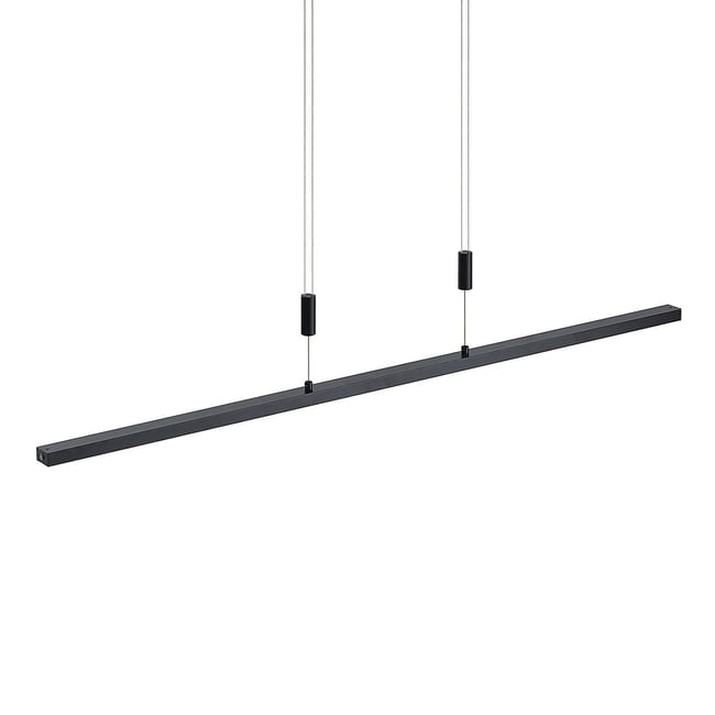 Suspension en aluminium moderneLED, Arneja Couleur noir mat <span itemprop=