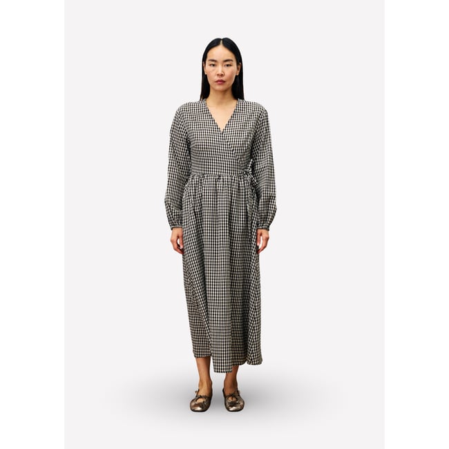 Robe  longue ANEMONE noir <span itemprop=