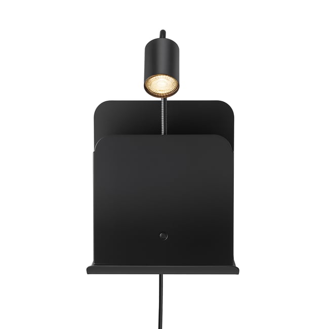 Applique et lampe de chevet multifonctionnelle en métal, ROOMI - NORDLUX