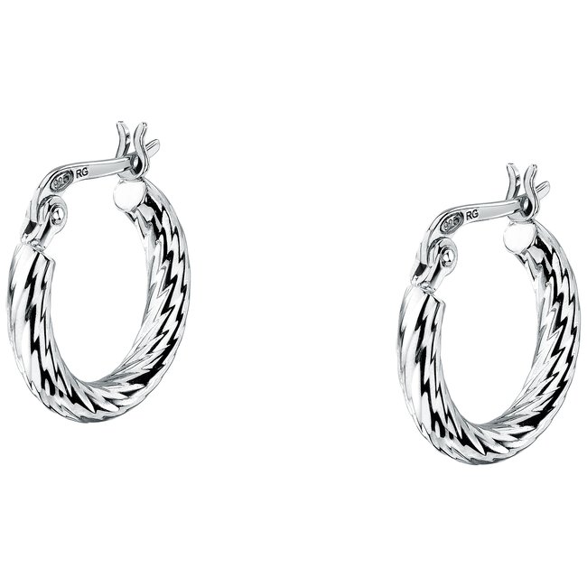 Boucles d'oreille TESORI argent <span itemprop=
