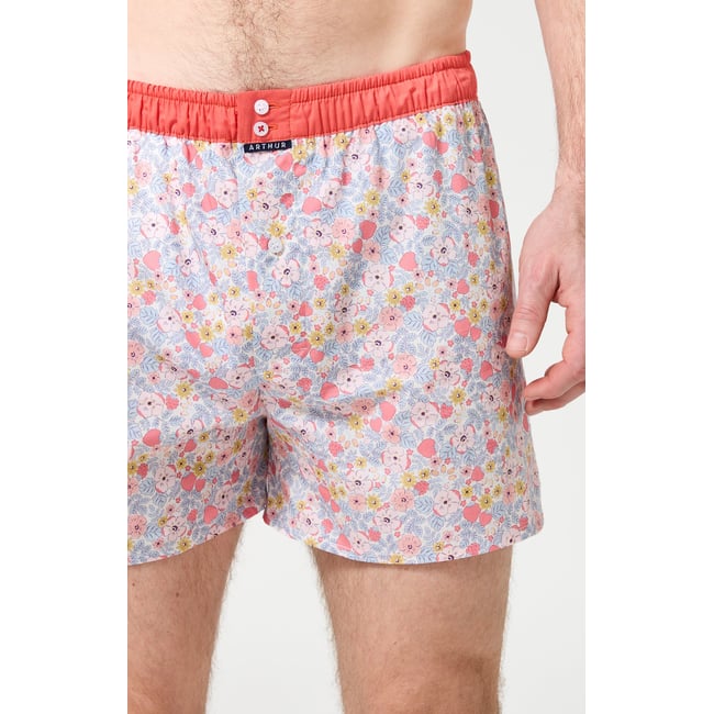 Caleçon avec suspensoir en coton Le Club n°1224 multicolore <span itemprop=