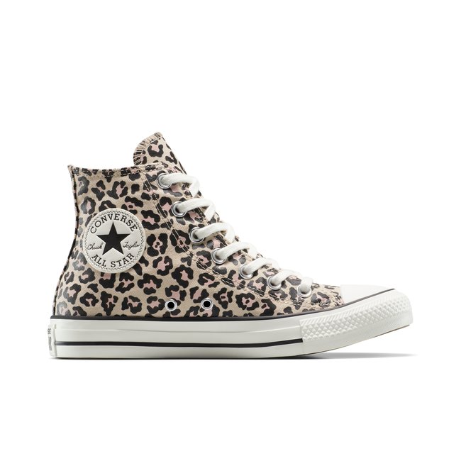 Baskets CHUCK TAYLOR ALL STAR LEOPARD brun argile/écru/noir <span itemprop=