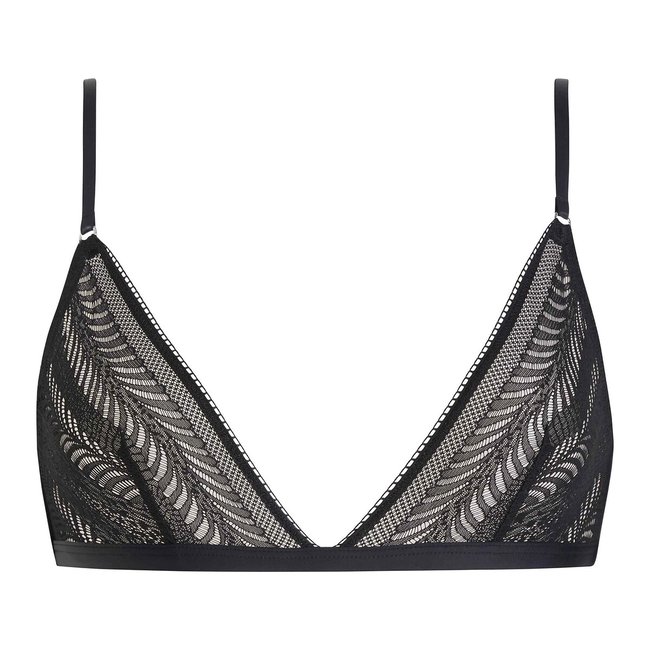 Triangel-BH Sculpt Lace schwarz <span itemprop=