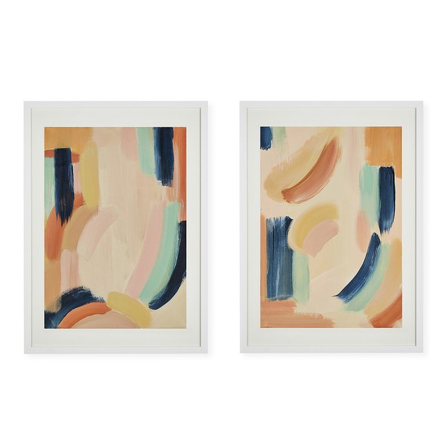 The Rachael Duo by Lucy Donovan Art Framed Print, white, LUCY DONOVAN ART