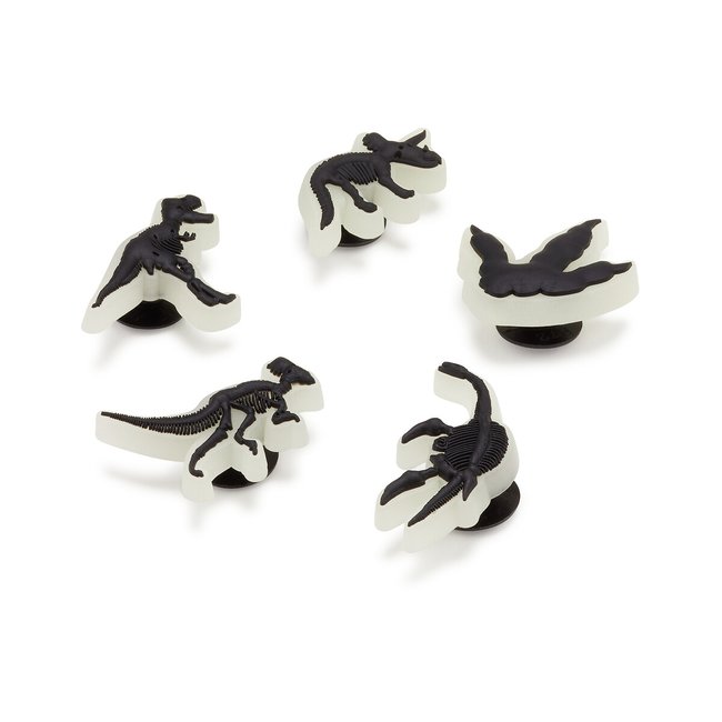 5er-Pack Jibbitz Dinosaures bunt <span itemprop=
