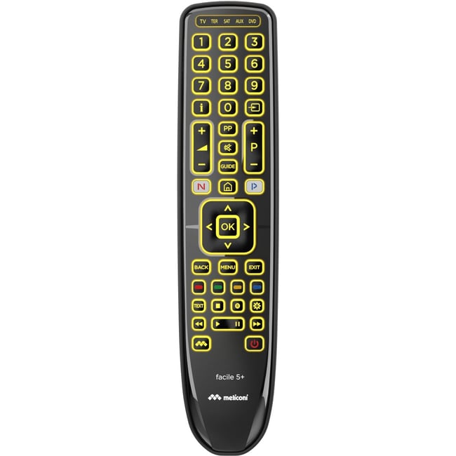 Télécommande universelle Universelle 5 en 1 - FACILE 5+ - MELICONI