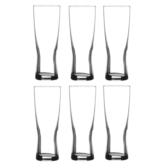 Lot de 6 verres à bière 36cl MALTA Couleur v021707 <span itemprop=