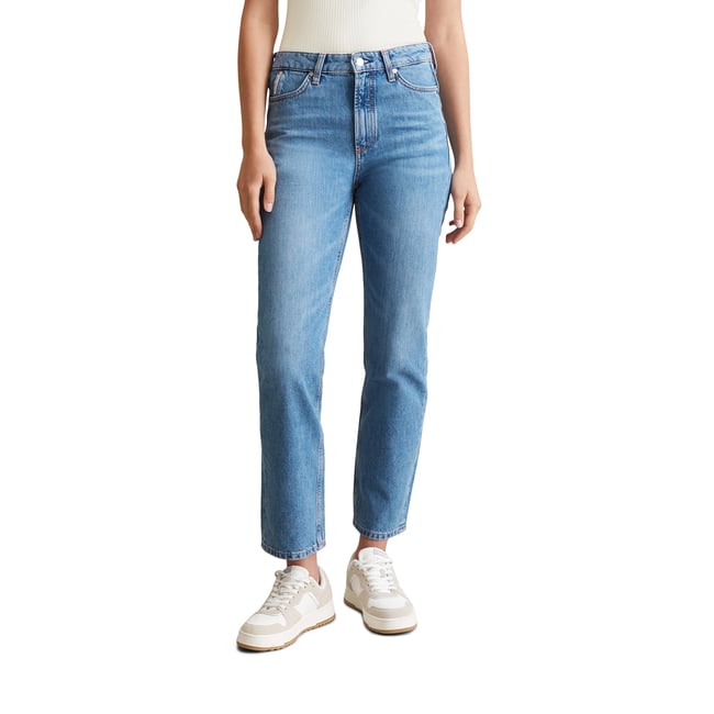 Jeans modèle Onna straight cropped sans stretch - MARC O’POLO DENIM