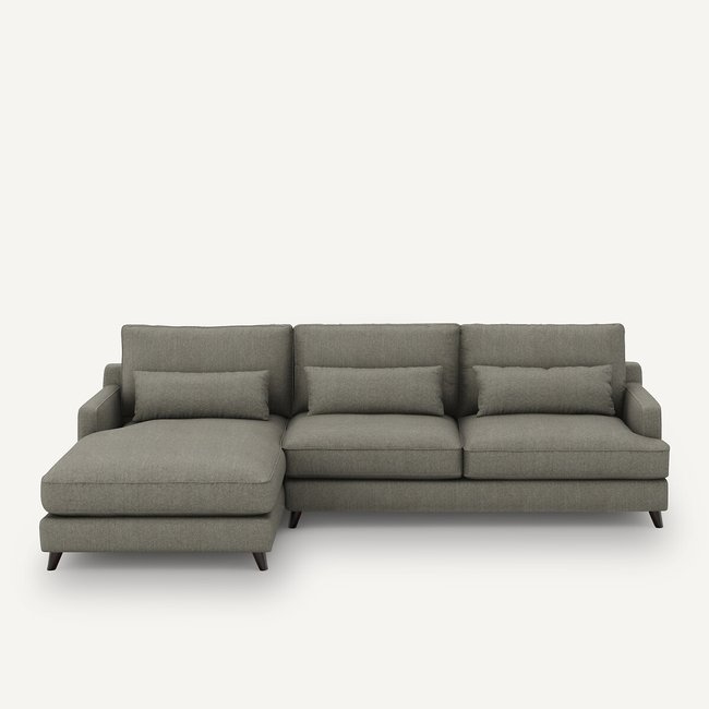 Ecksofa Alwine, Tweed-Optik - AM.PM