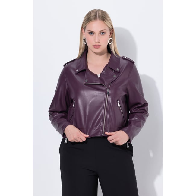 Perfecto en similicuir prune foncé <span itemprop=