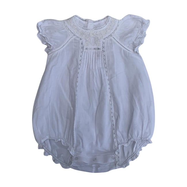 Barboteuse bébé - Très bon état blanc <span itemprop=