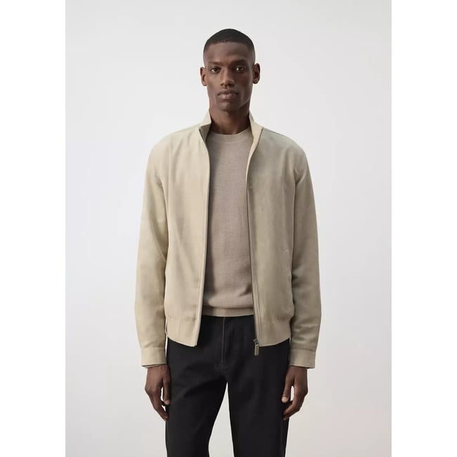Veste bomber effet daim - MANGO MAN