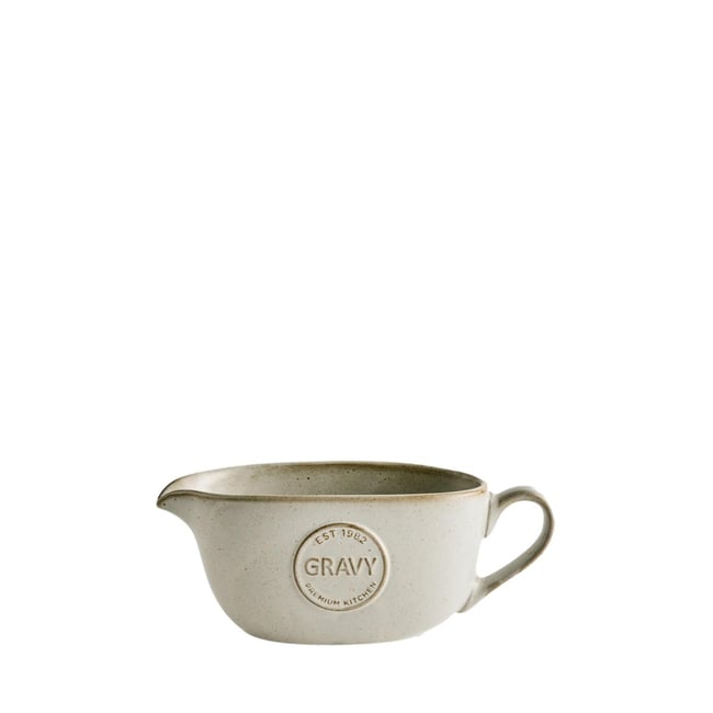 Saucière avec badge style rustique Couleur naturel <span itemprop=