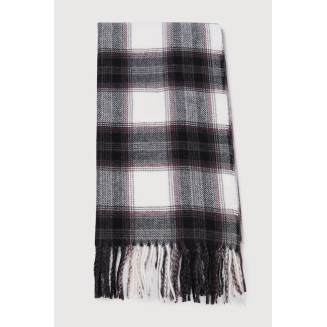 Plaid noir et blanc <span itemprop=