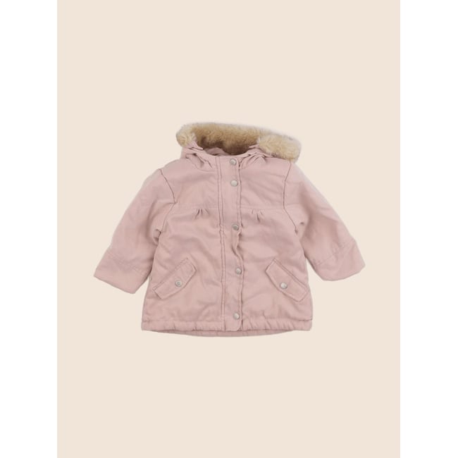 Parka - Etat satisfaisant rose <span itemprop=
