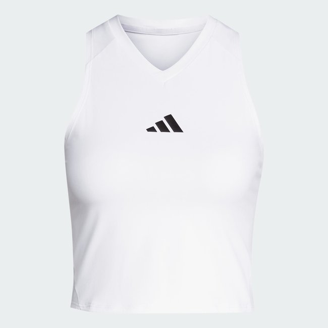 DÉBARDEUR DE TENNIS MIDI CLIMACOOL PRO white <span itemprop=