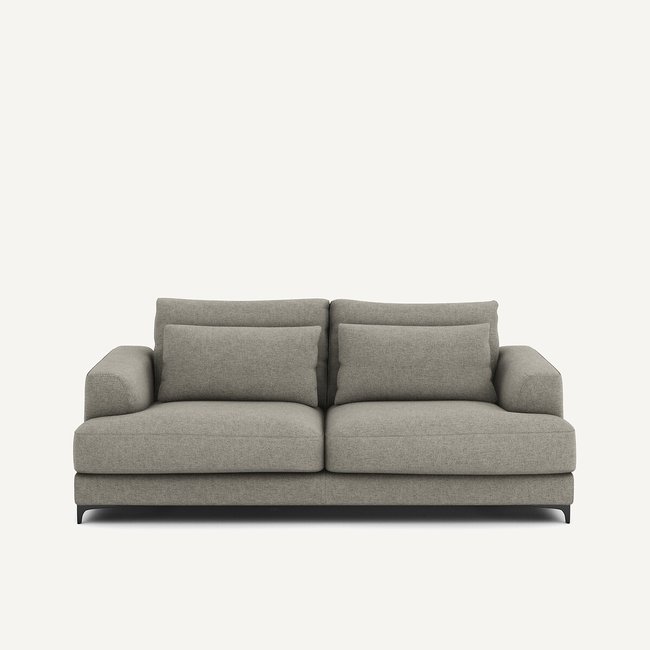 3-zit slaapbank met textuur linnen viscose, Marsile - AM.PM