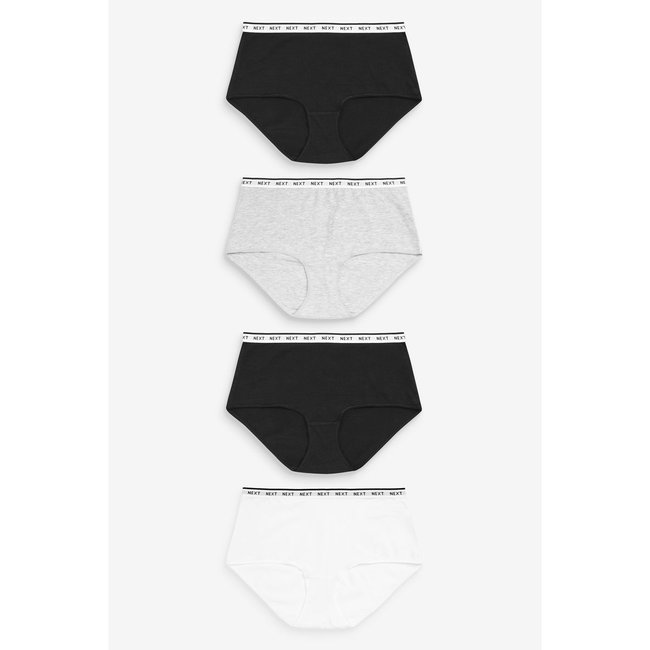 Slips épais logo-mi-longue, lot de 4 - NEXT