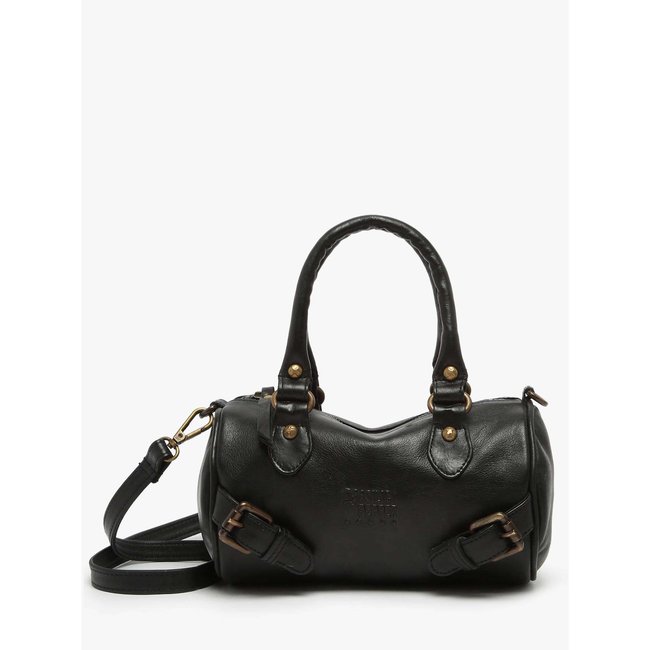 Sac bandoulière Strappy cuir - BASILIC PEPPER