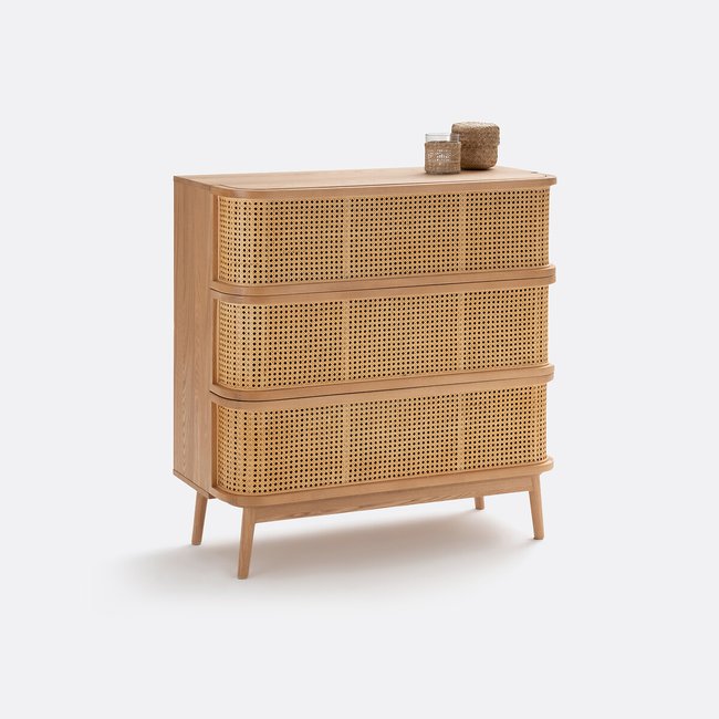 Commode 3 tiroirs en cannage Laora - LA REDOUTE INTERIEURS