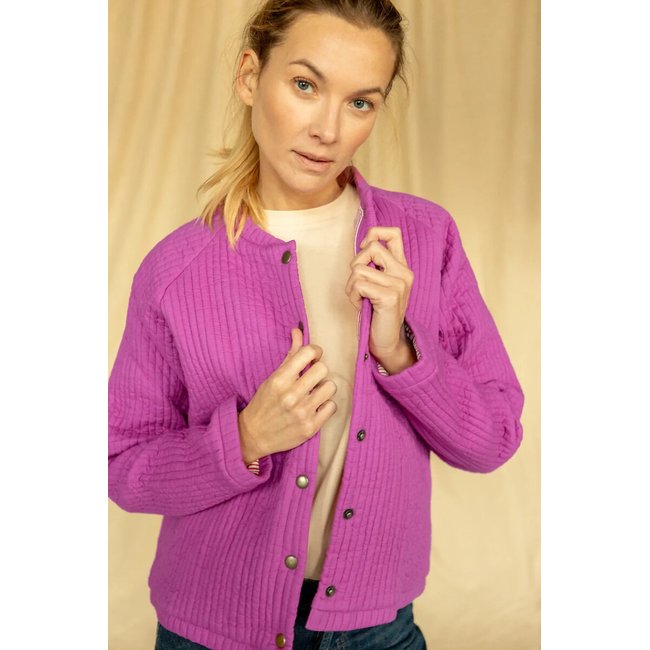 Steppjacke HARI mit Rundhalsausschnitt - APACHES COLLECTIONS