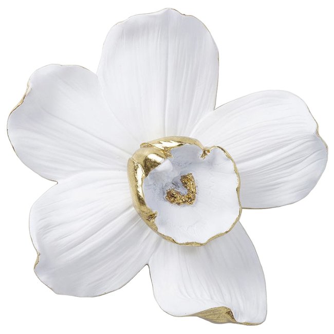 Déco murale orchidée Couleur blanc <span itemprop=