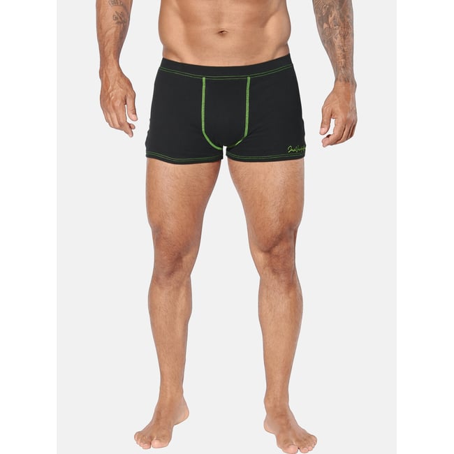 Lot de 2 boxers RUNESTAD noir vert <span itemprop=