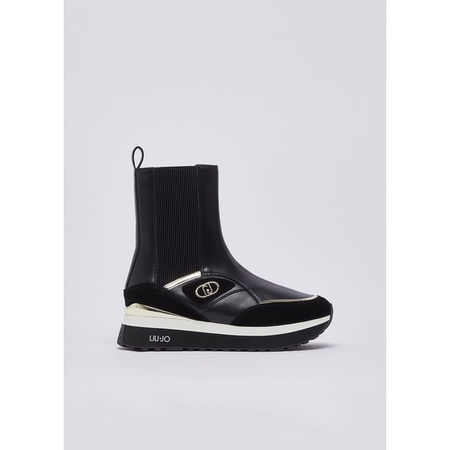 Sneakers boots en cuir - LIU JO