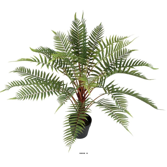 Fougère arborescente des forêts factice H80c Couleur vert <span itemprop=