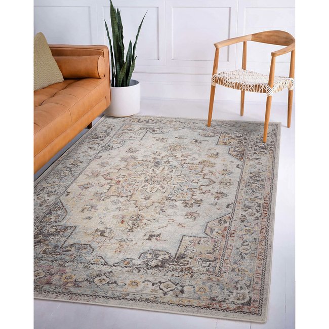 Classic Persian Style Medallion Rug, multi-coloured, SO'HOME