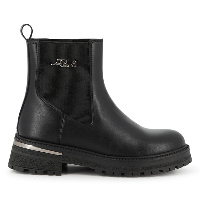 Bottines avec fermeture zip black <span itemprop=