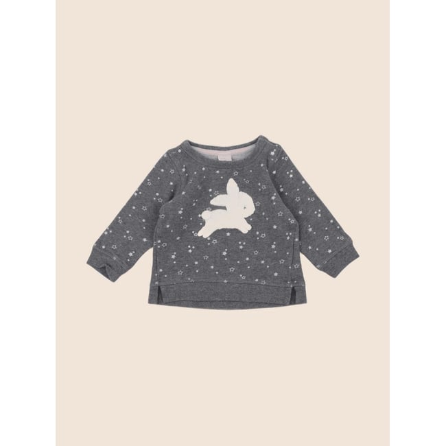 Sweat - Très bon état gris <span itemprop=