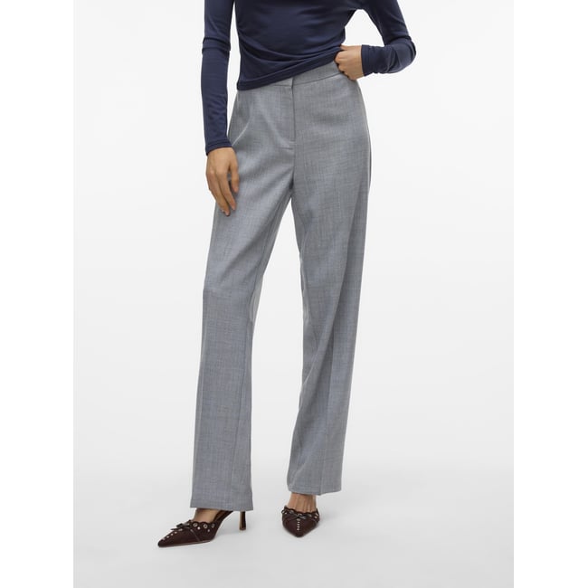 Pantalon De Tailleur grise - light grey melange <span itemprop=