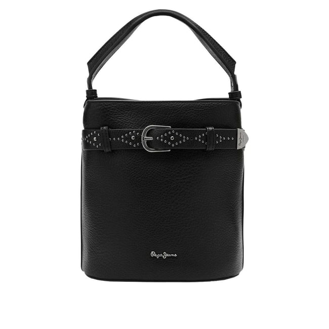 Sac Seau Effet Cuir noir <span itemprop=