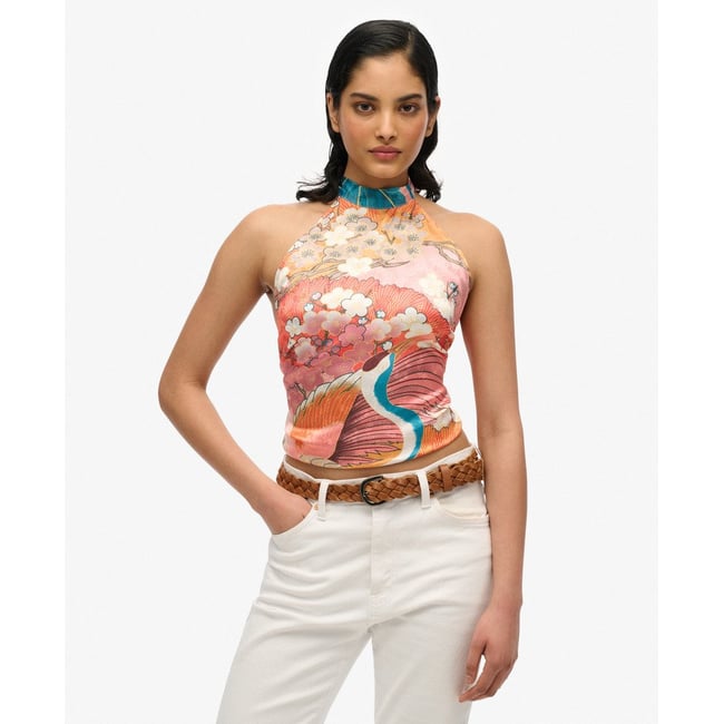 Haut à dos nu en jacquard - SUPERDRY