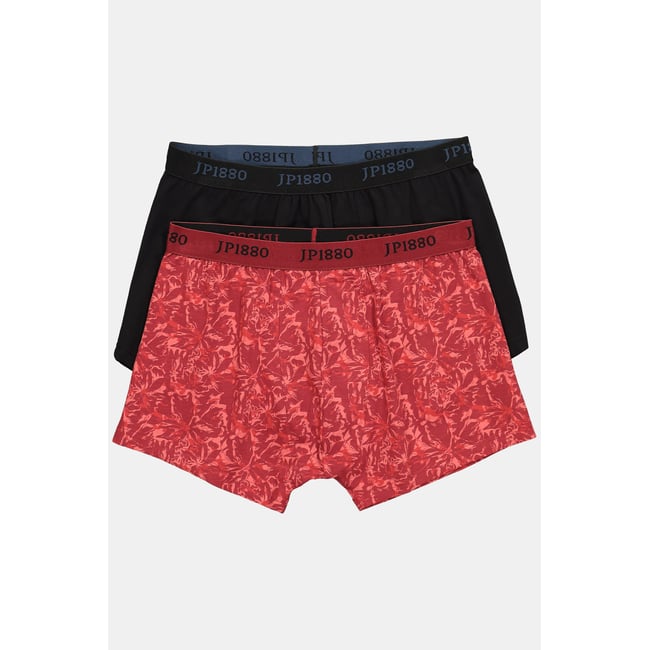 Lot de 2 caleçons rouge velours <span itemprop=