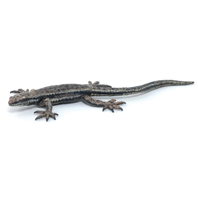 Figurine Lézard commun marron <span itemprop=