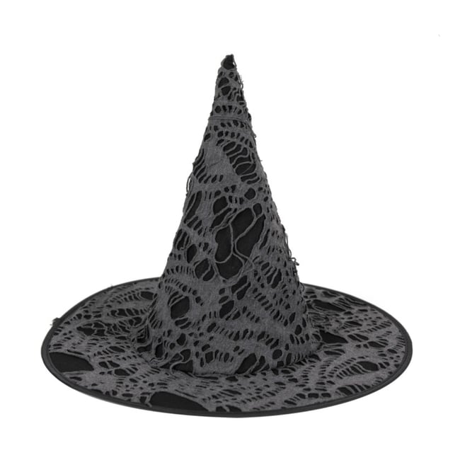 Chapeau de sorciere avec toile d'araignee - PARTY PRO