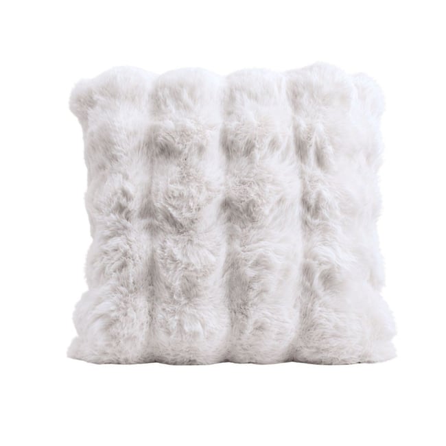 Coussin duvet 3D 45x45cm blanc <span itemprop=