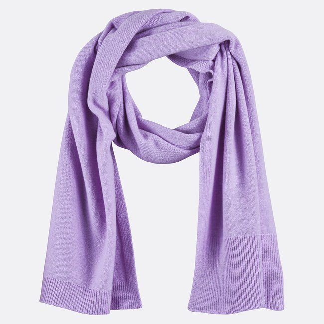 Wool/Cashmere Scarf, Made in France, purple/lilac, LA REDOUTE COLLECTIONS